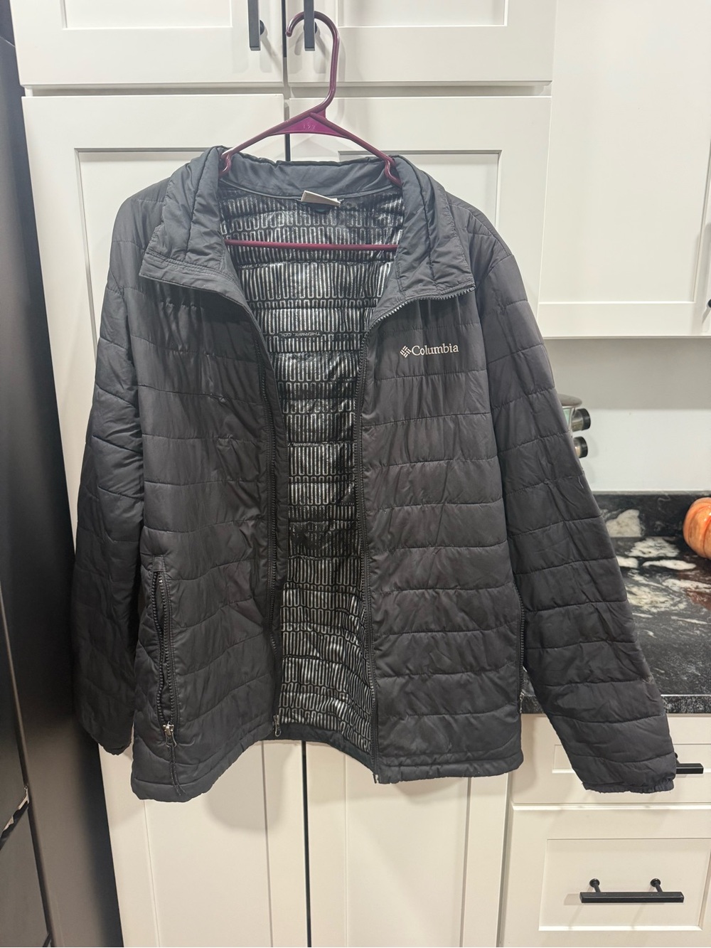Columbia Black Quilted Lightweight Puffer Jacket